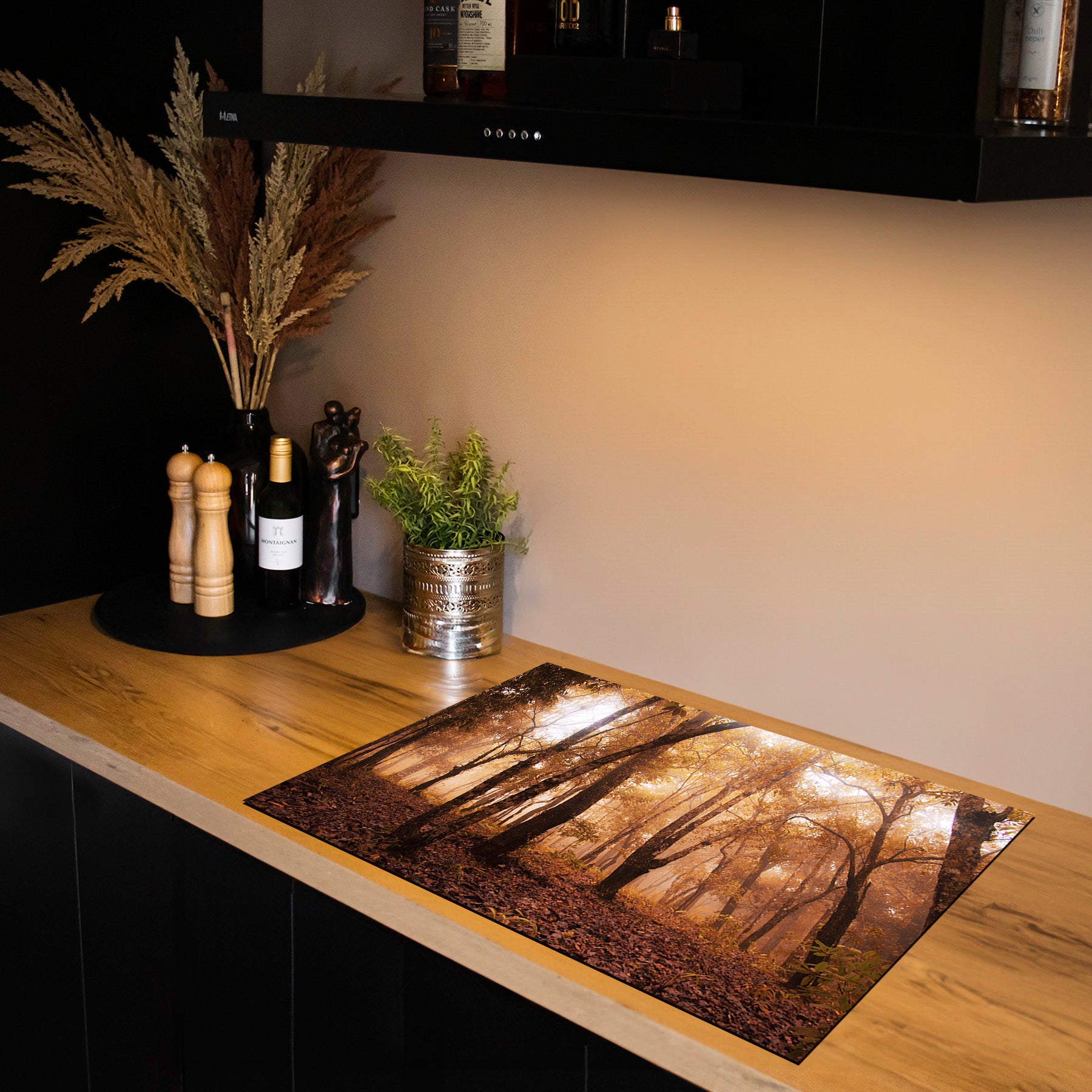 Inductiebeschermer - Herfst - Gouden Woud