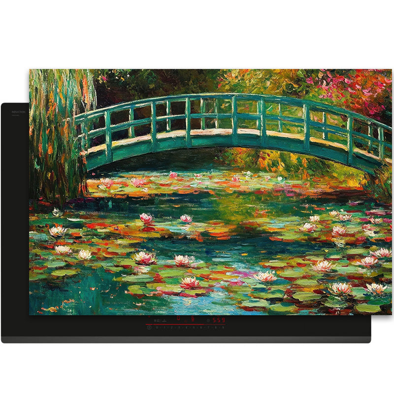 Inductiebeschermer - Monet - Brug in Bloei