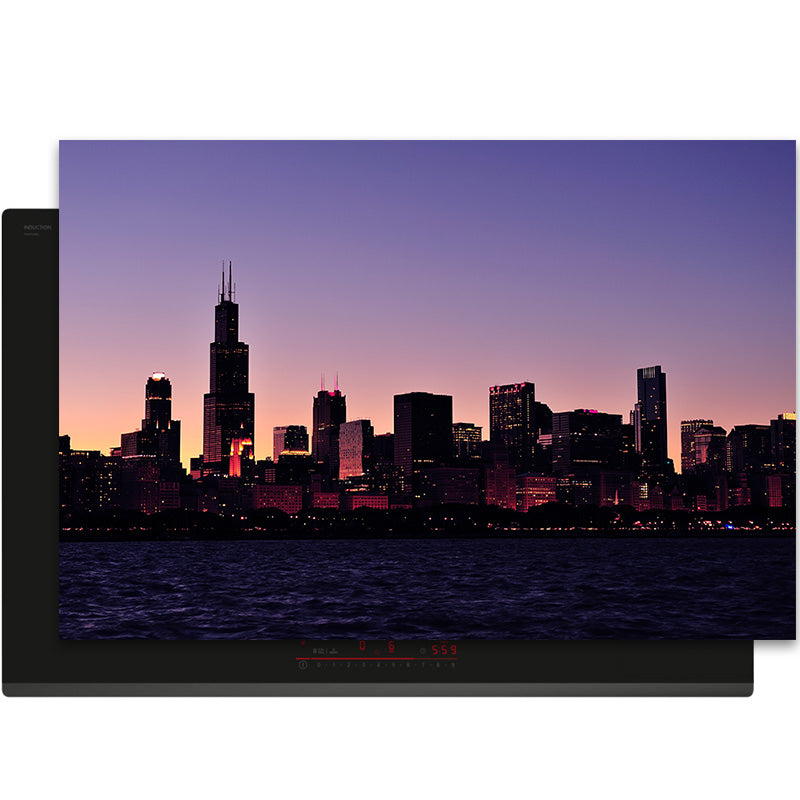 Inductiebeschermer - Skyline - Chicago-Silhouette