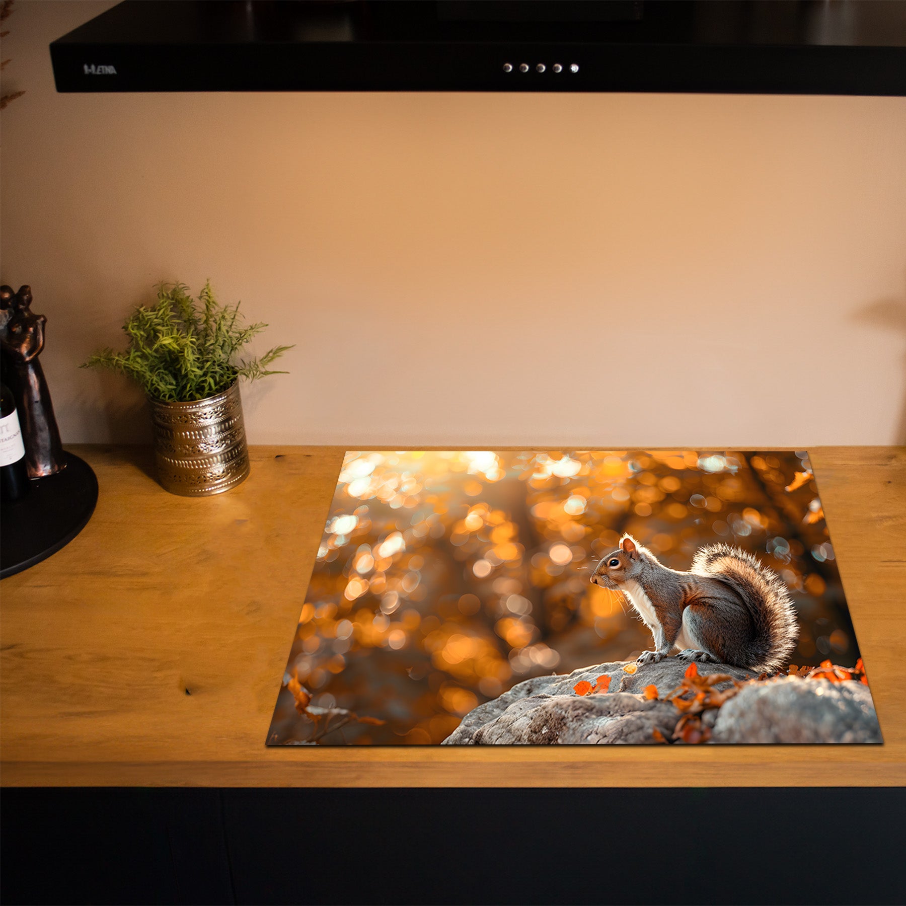 Herdabdeckplatte - Herbstlicher Glanz