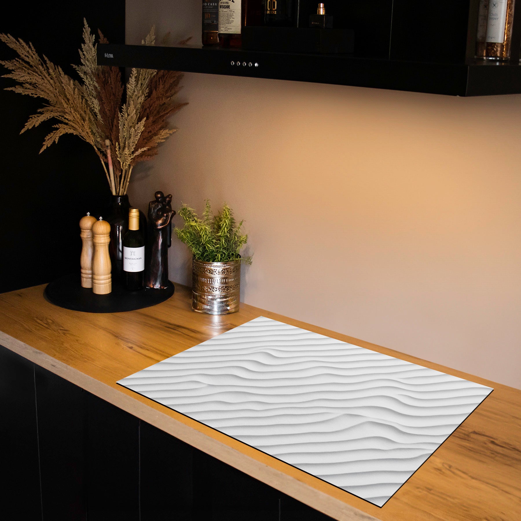 Inductiebeschermer - Minimal Texture - Zen Rimpel