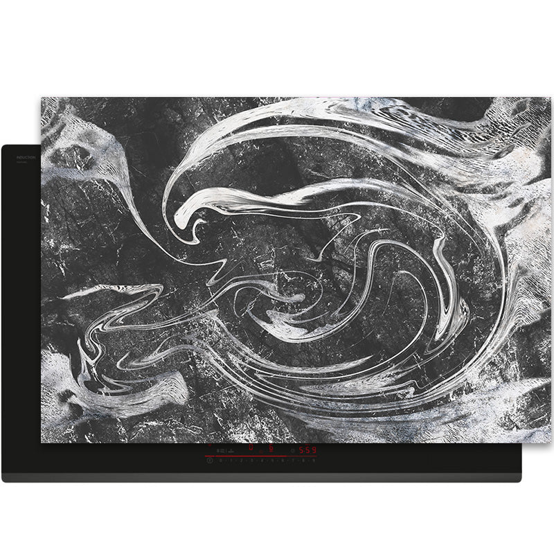 Inductiebeschermer - Vintage - Marble Noir