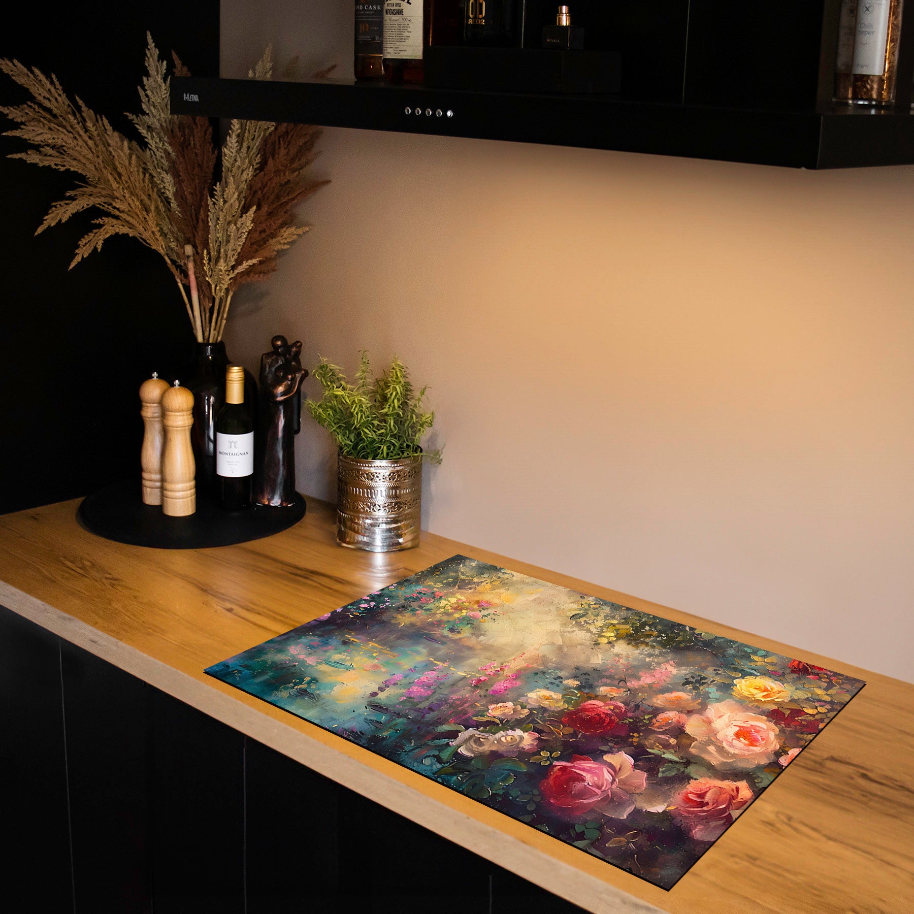 Inductiebeschermer - Monet - Serene Bloementuin