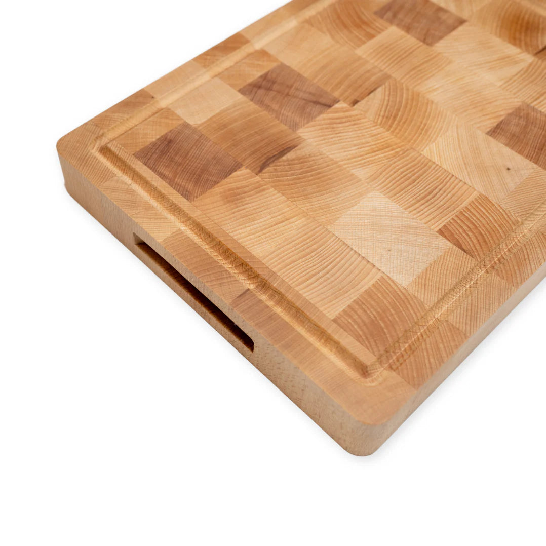 Snijplank met handgrepen - Proffesioneel - Hakblok - Beukenhouten - 36×26 cm