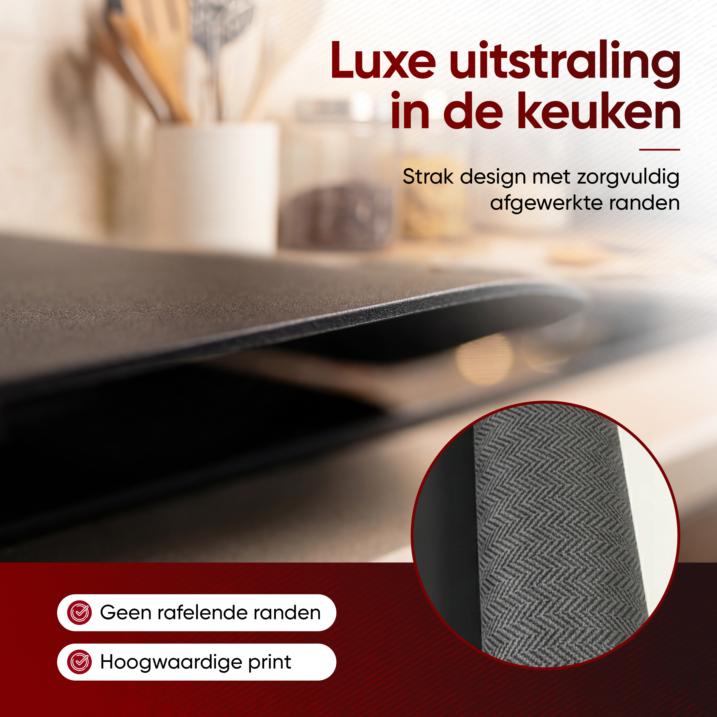 Inductiebeschermer - 2-in-1 - anti-slip - zwart