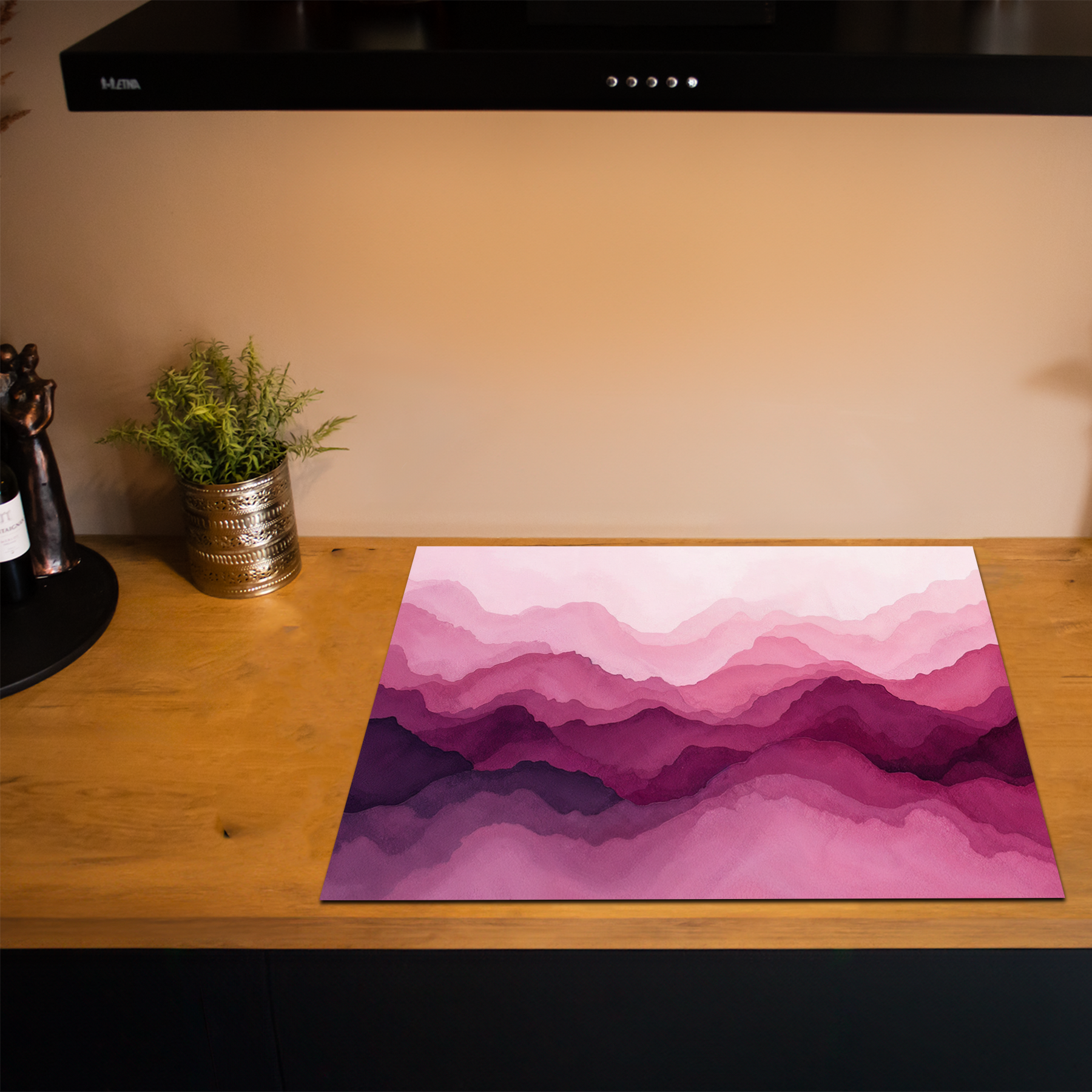 Inductiebeschermer - Colorfield - Berry Dusk