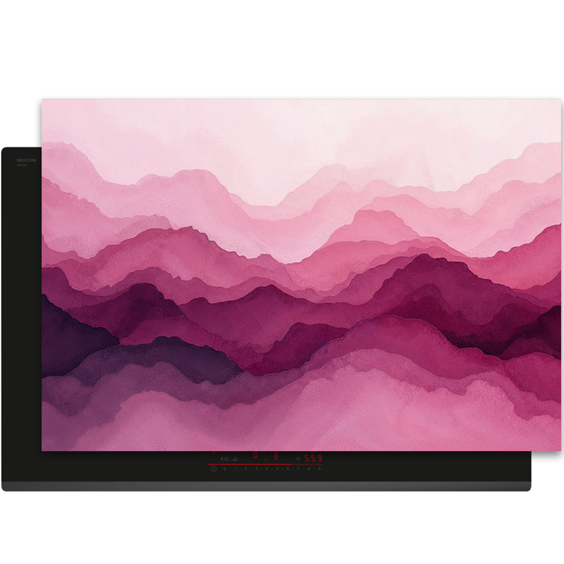 Inductiebeschermer - Colorfield - Berry Dusk