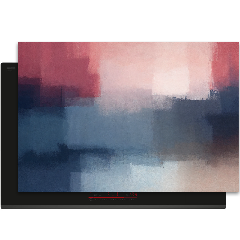 Inductiebeschermer - Colorfield - Steel Rose